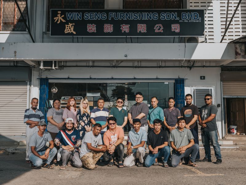 Win Seng Furnishing team at the Kota Kinabalu premises